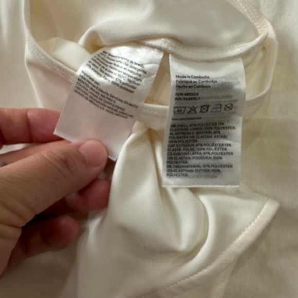 H&M Cream Ruched Bodysuit - Picture 5 of 5